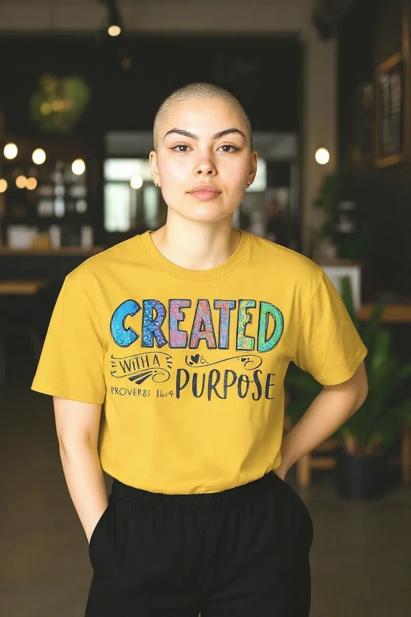 " Created for Purpose" Proverbs 16:4 T Shirt