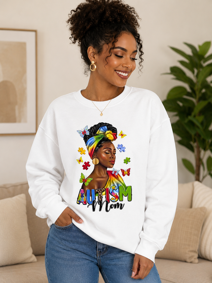 Autism ug Sweatshirt White