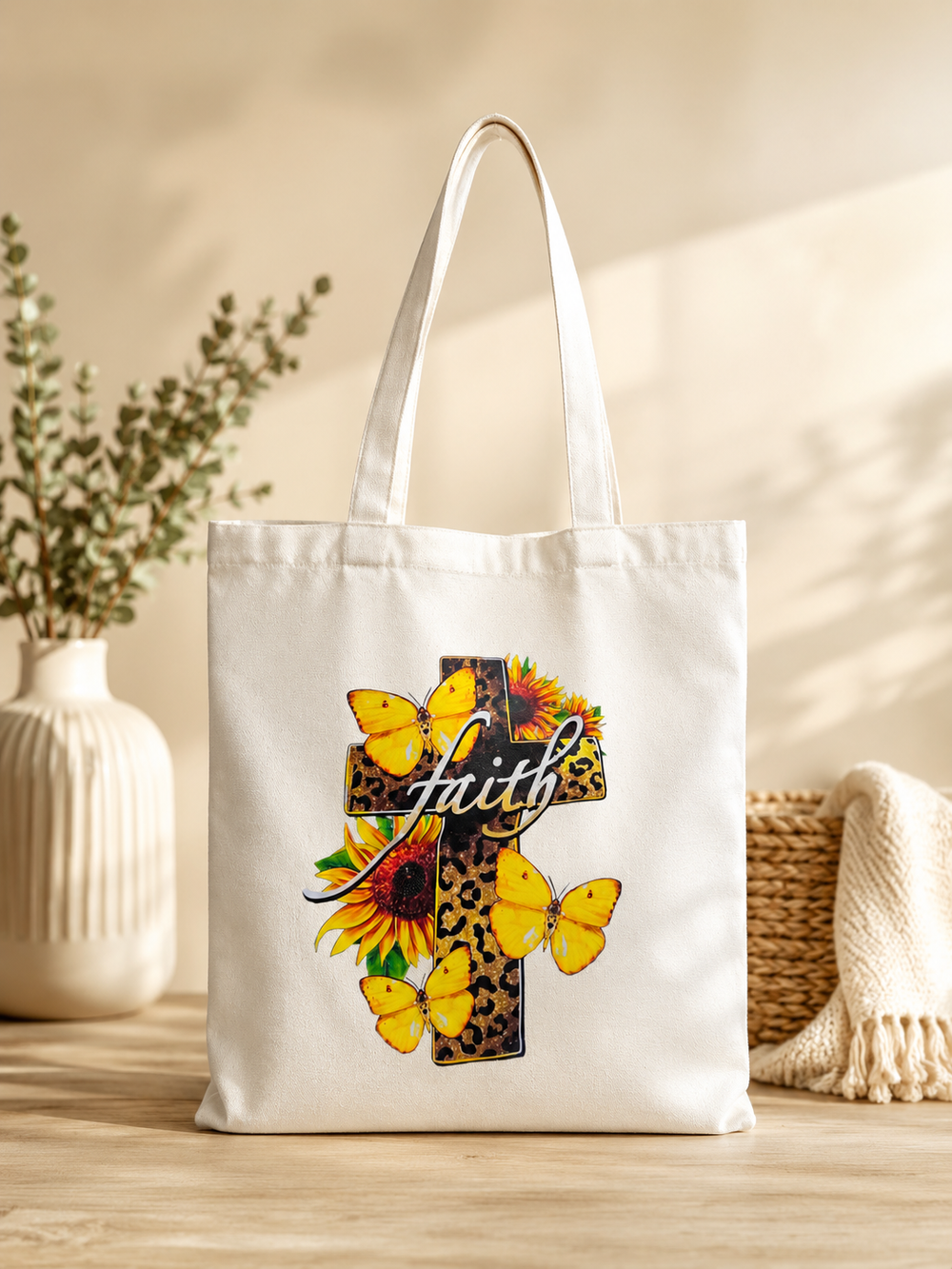 Faith Canvas Tote Bag