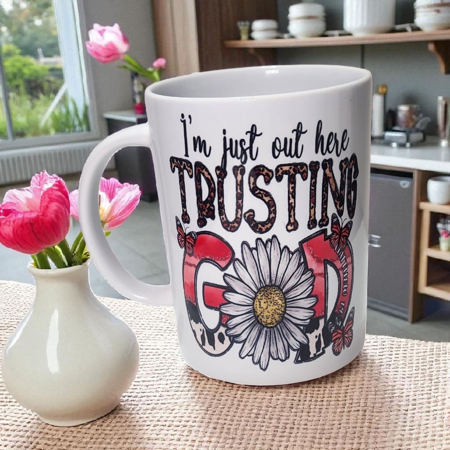 " Trusting God" A daily declaration Mug (Double Sided)