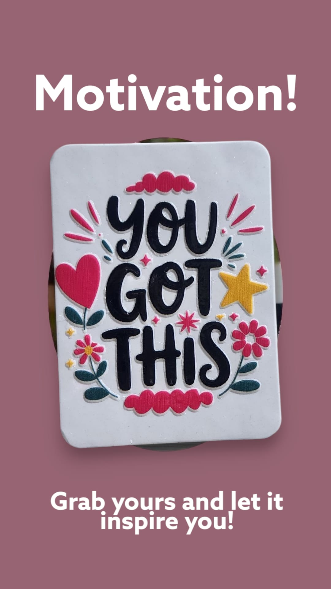 Motivational Fridge Magnet